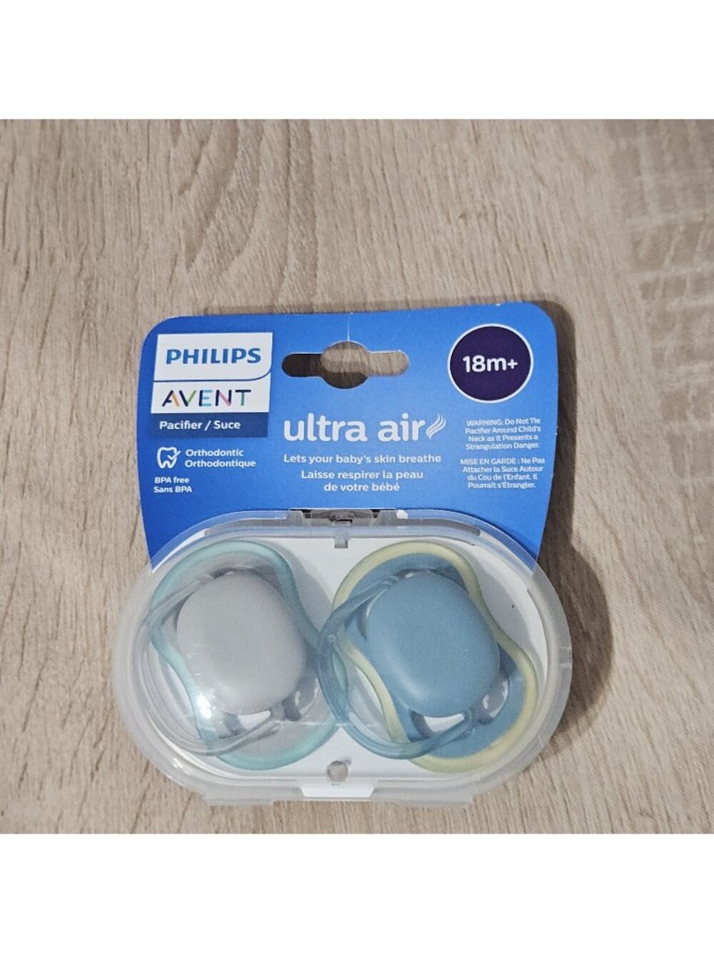 Philips Avent Ultra Air 2 Pack Of Pacifier 18m+
